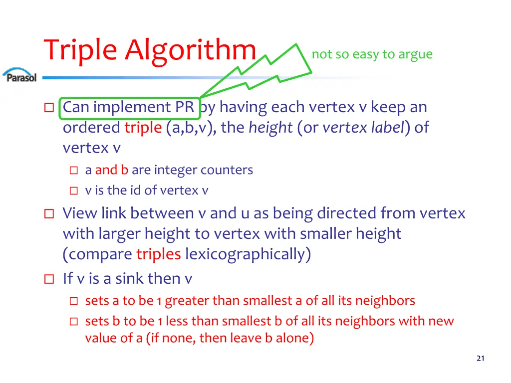 triple algorithm