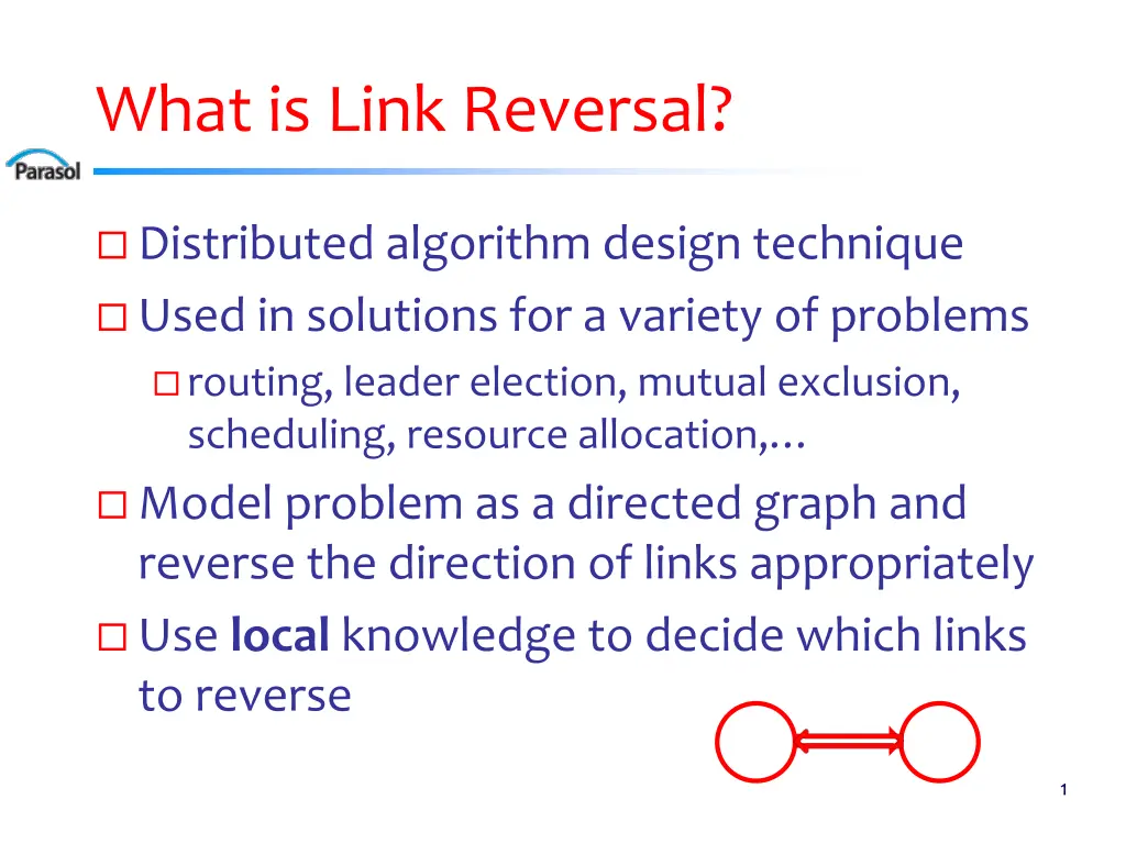 what is link reversal