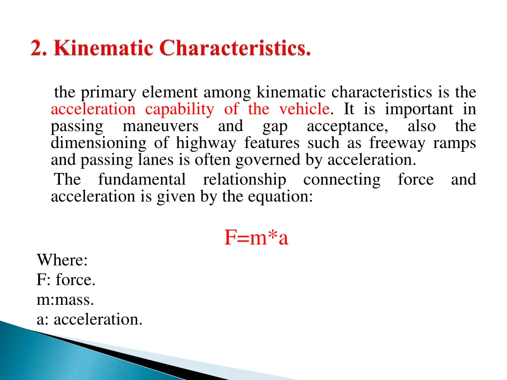 the primary element among kinematic