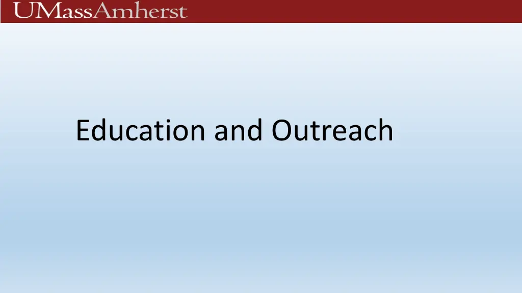 education and outreach