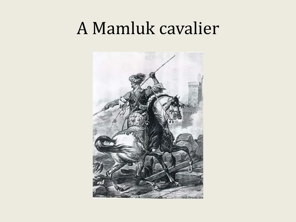 a mamluk cavalier