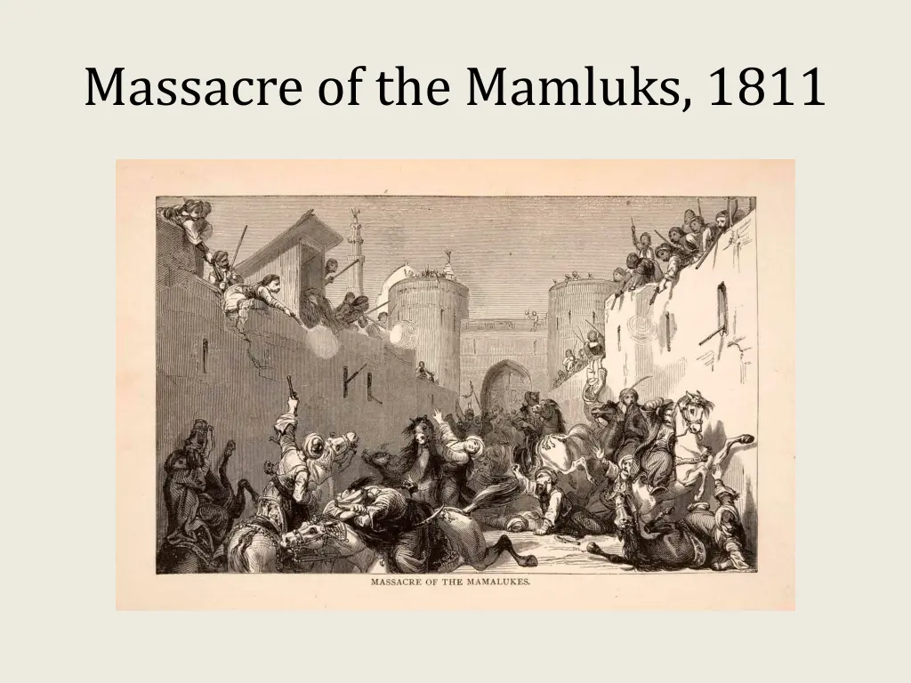 massacre of the mamluks 1811