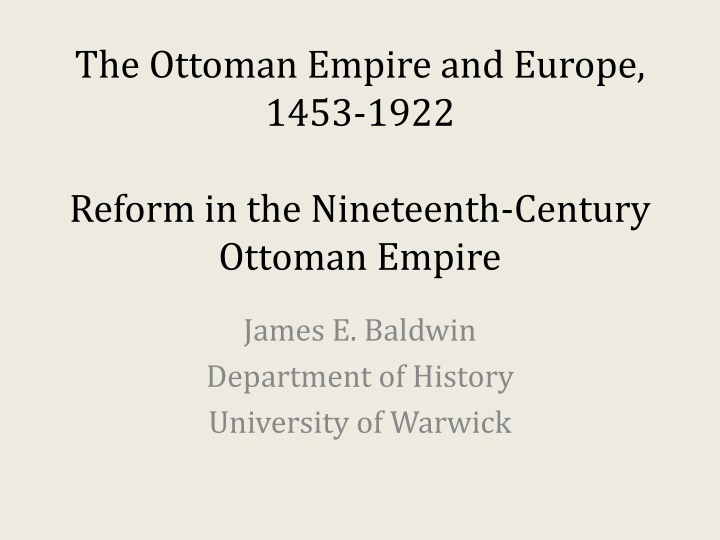 the ottoman empire and europe 1453 1922