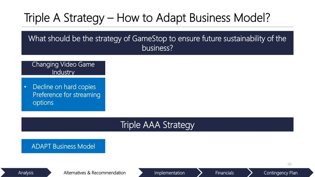 triple a strategy triple a strategy how to adapt