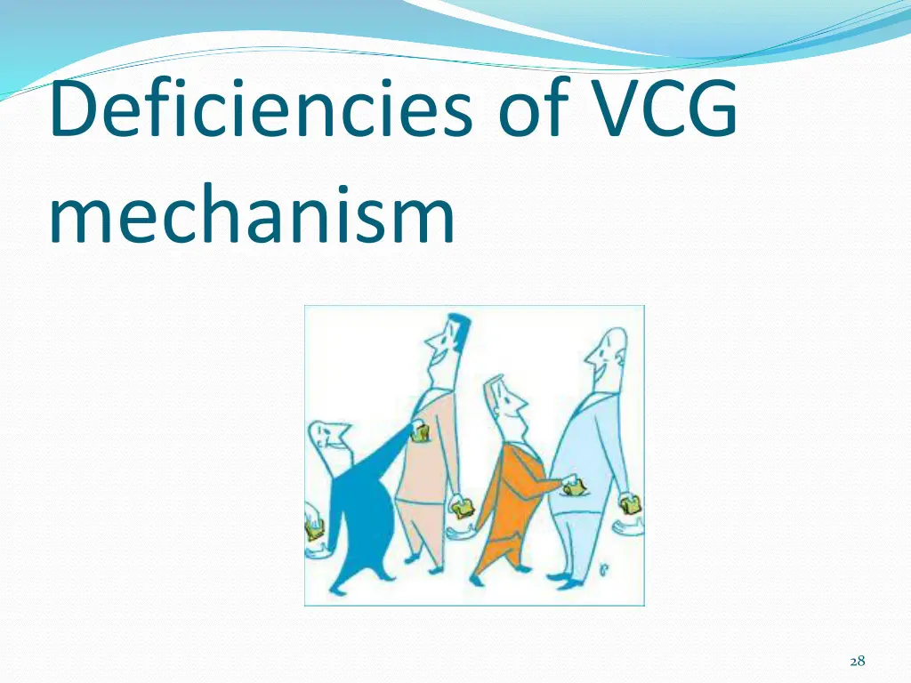 deficiencies of vcg mechanism