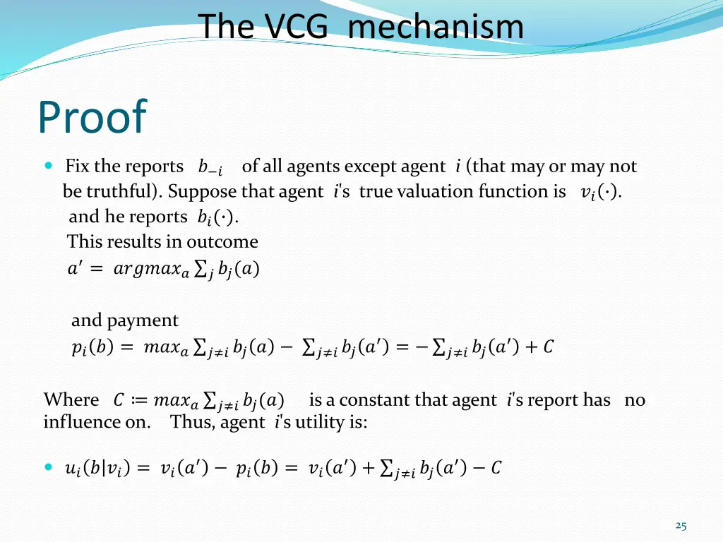 the vcg mechanism 11