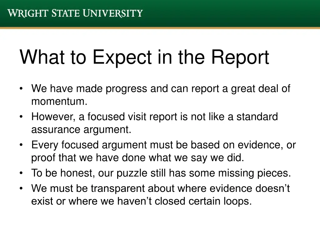 what to expect in the report