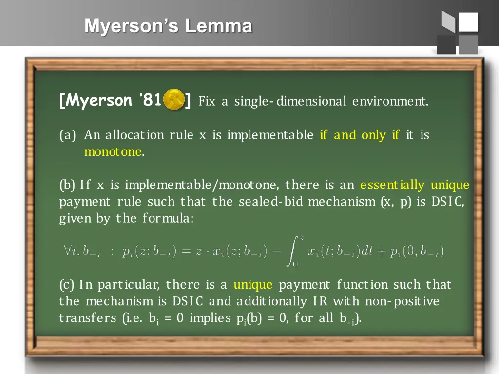 myerson s lemma 1