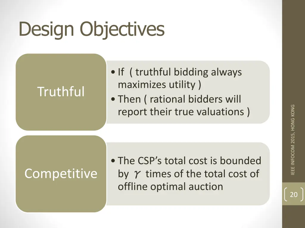 design objectives