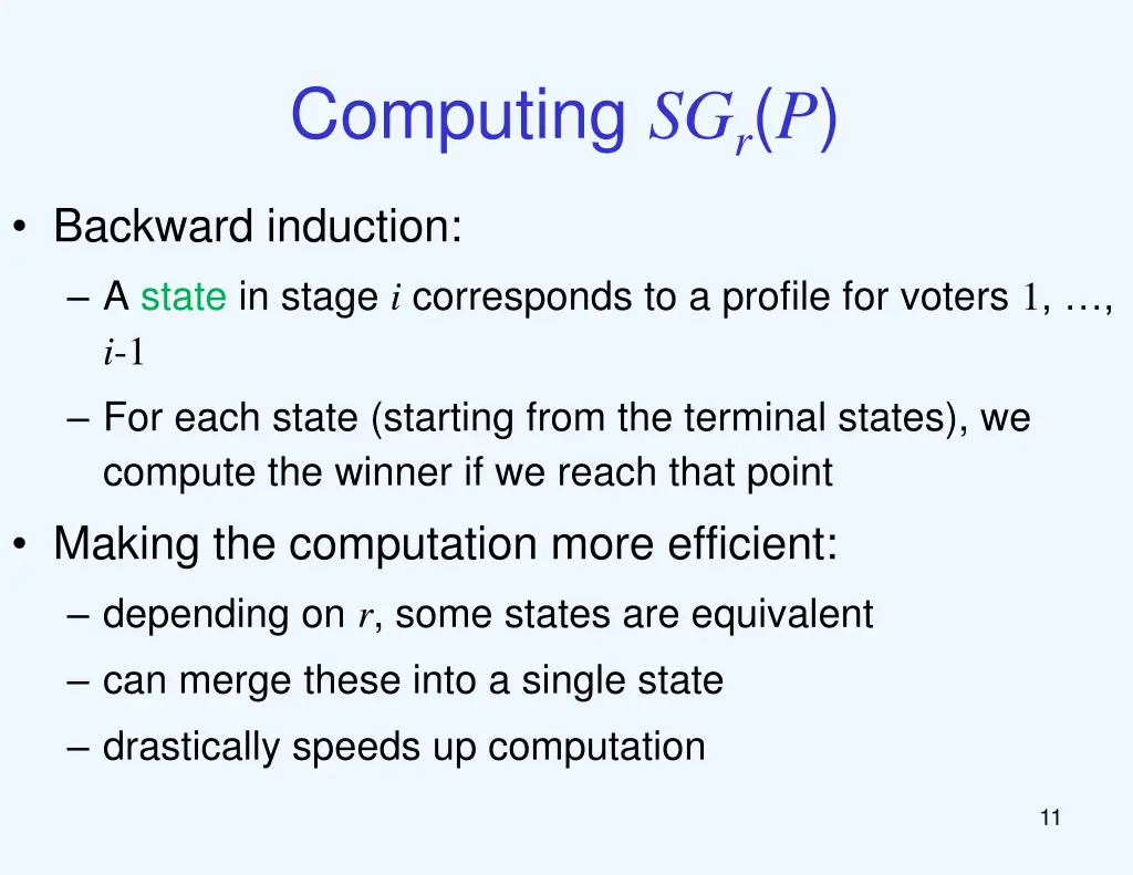 computing sg r p