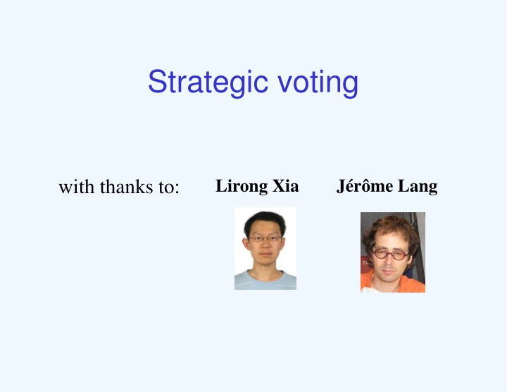 strategic voting