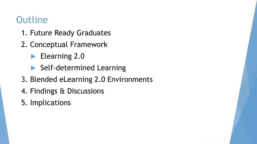 outline 1 future ready graduates 2 conceptual