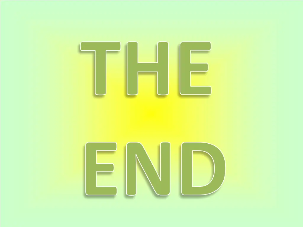 the end