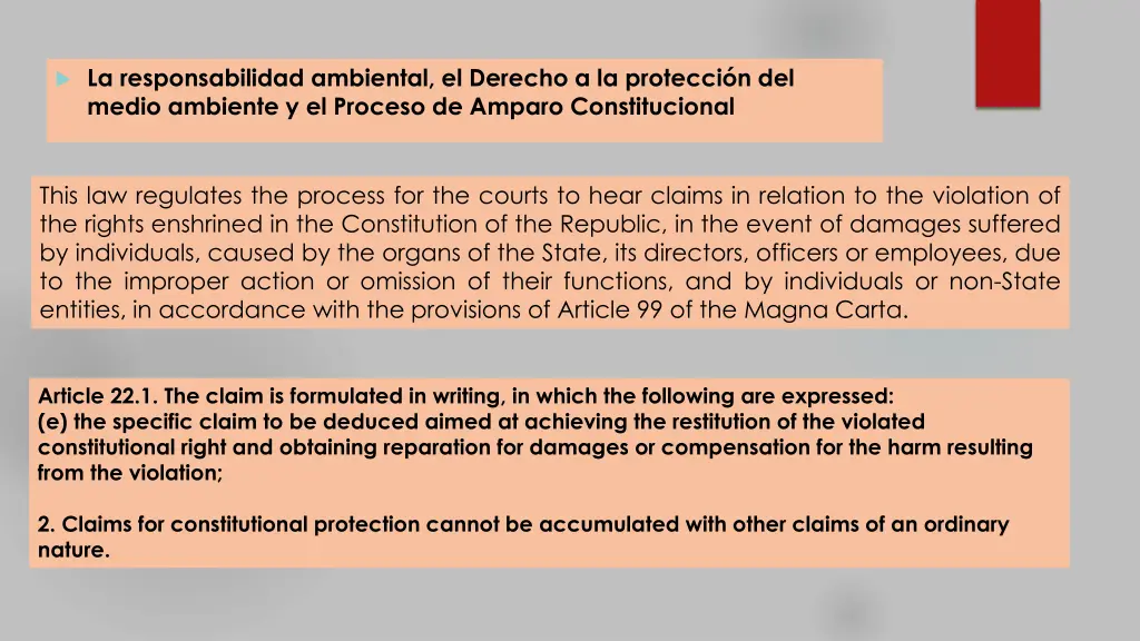 la responsabilidad ambiental el derecho