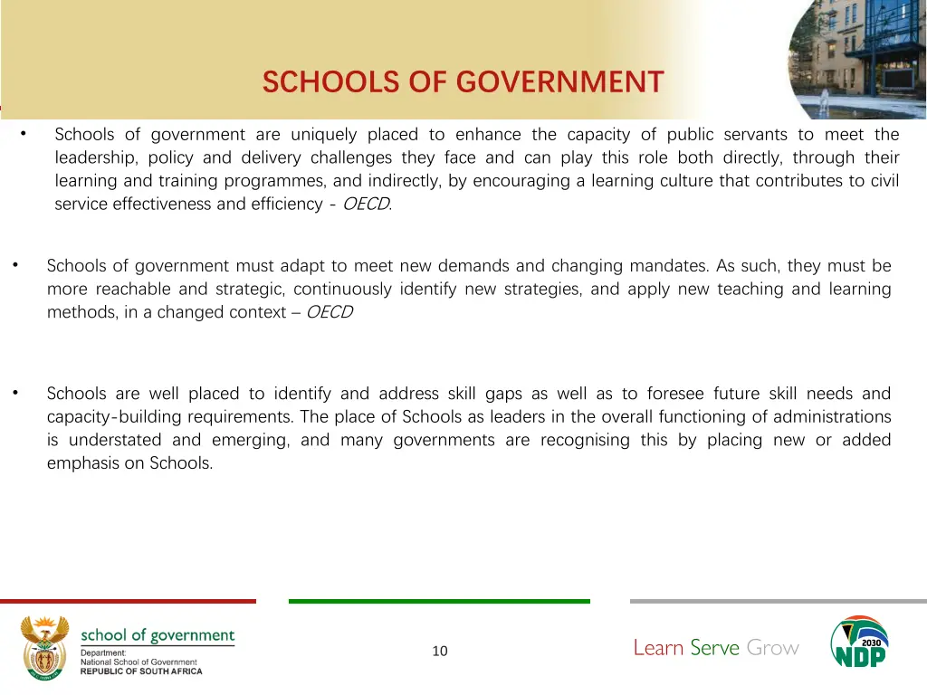 schools of government