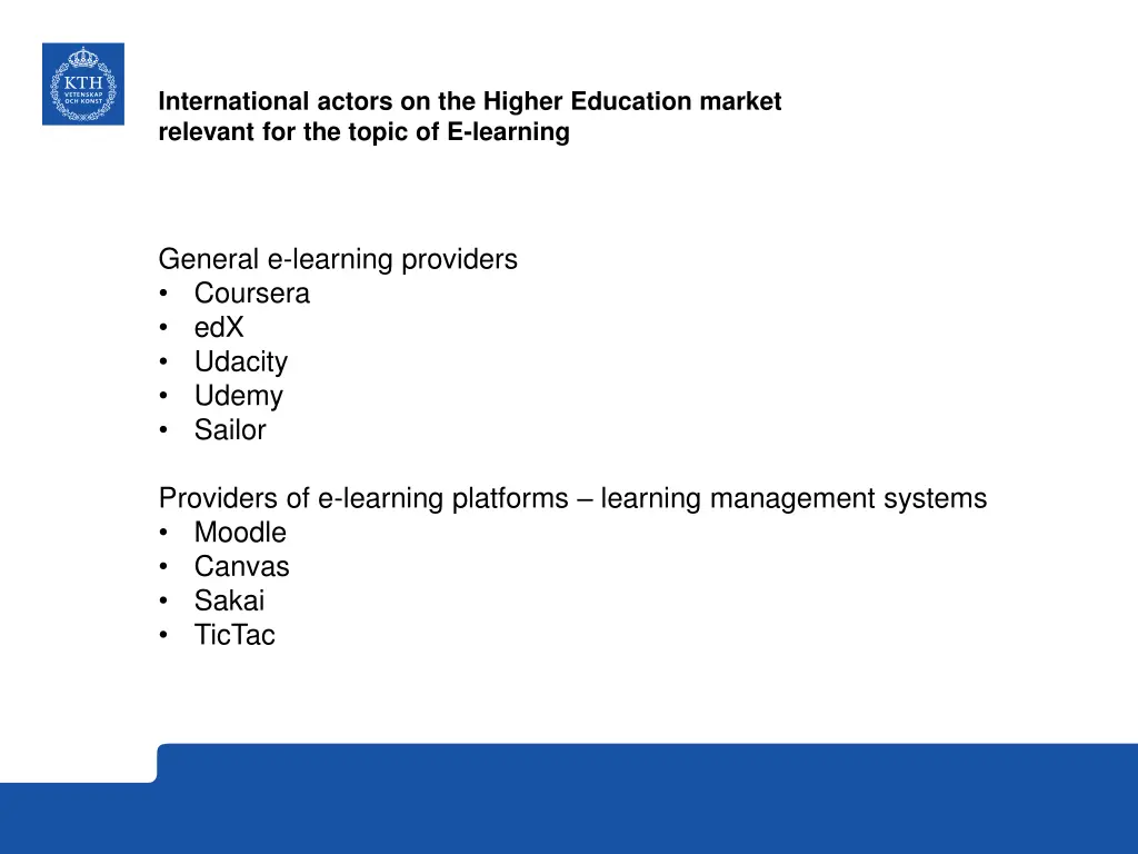 international actors on the higher education