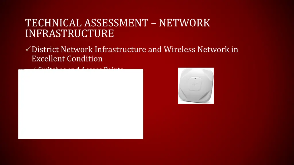 technical assessment network infrastructure