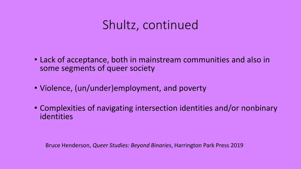 shultz continued