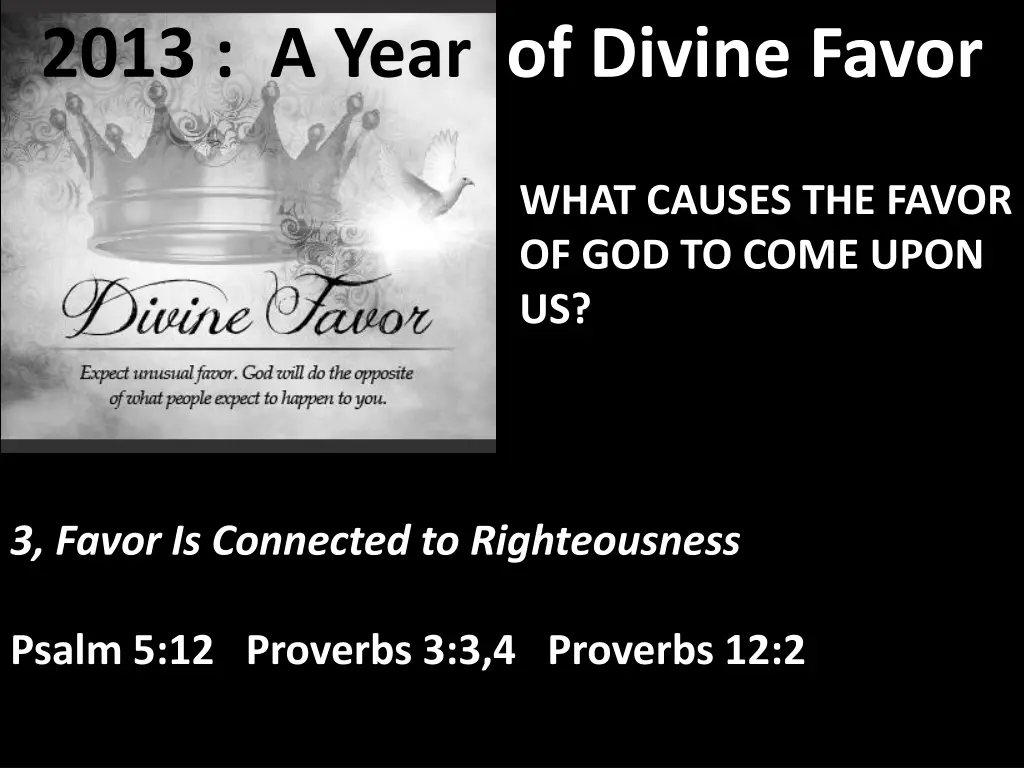 2013 a year of divine favor 13