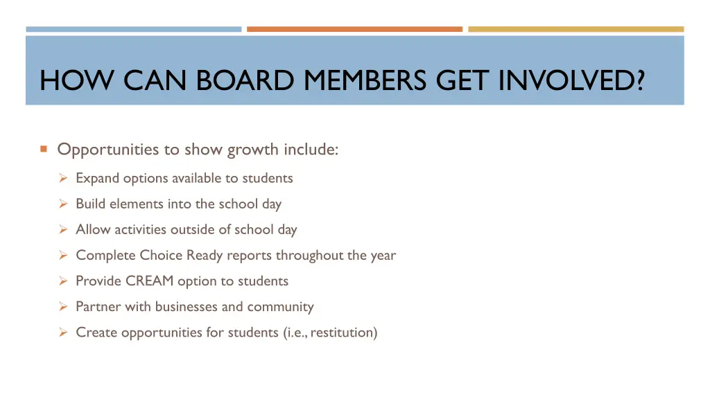 how can board members get involved