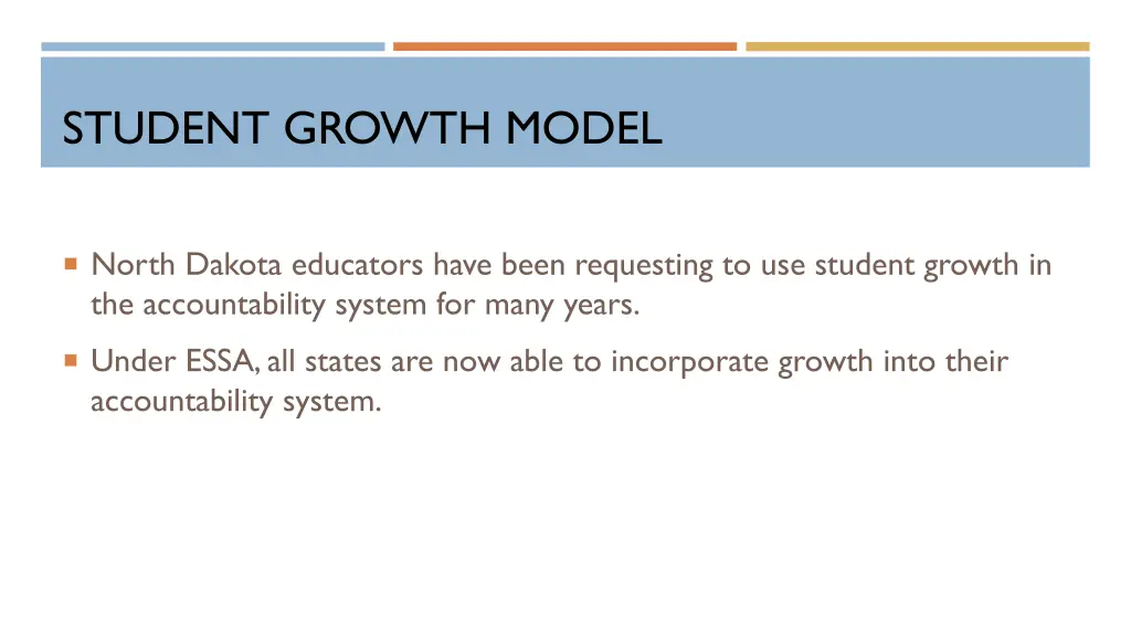 student growth model