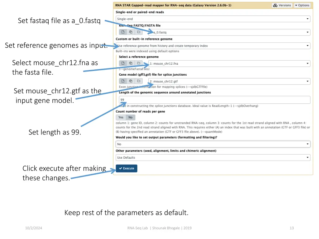 set fastaq file as a 0 fastq