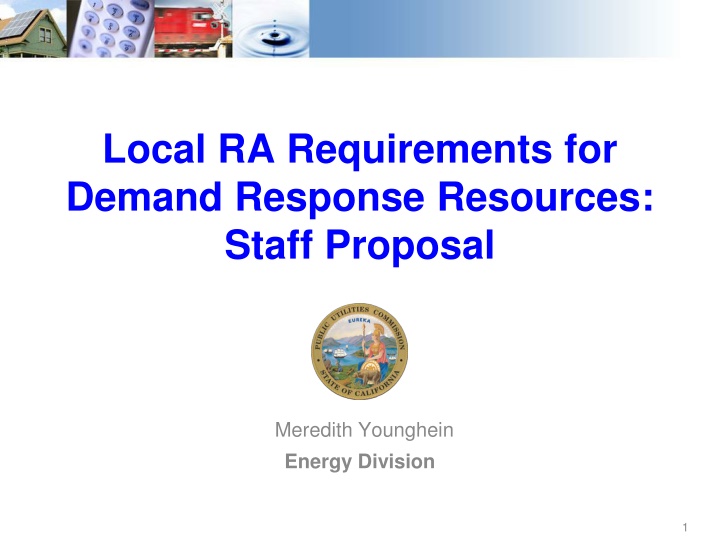 local ra requirements for demand response