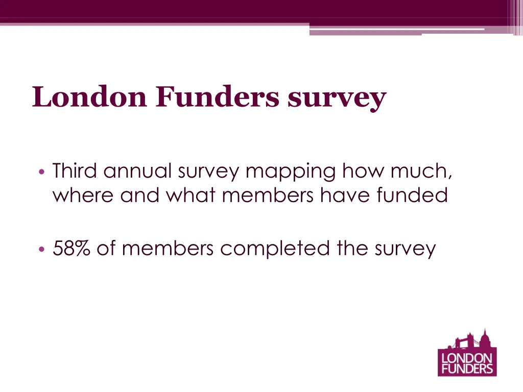 london funders survey