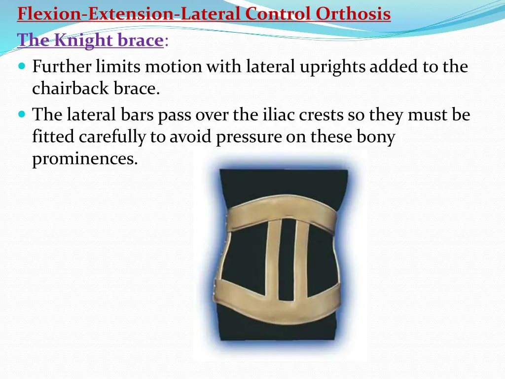 flexion extension lateral control orthosis 1