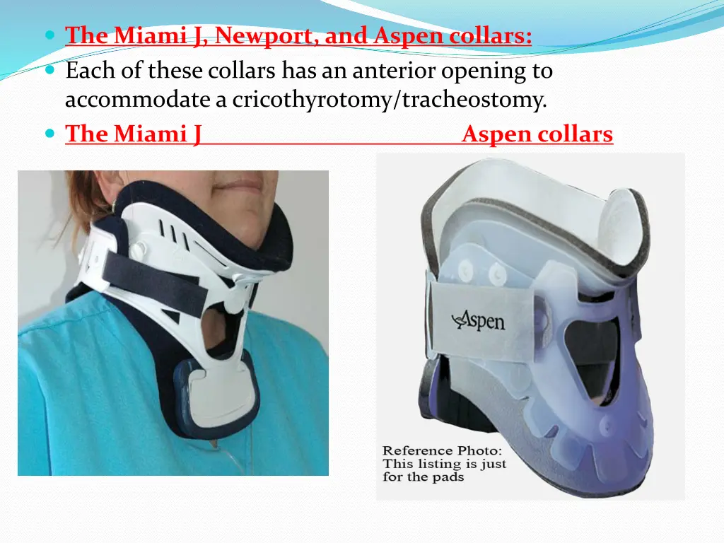 the miami j newport and aspen collars each