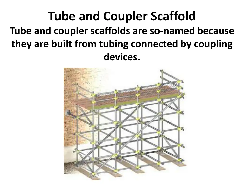 tube and coupler scaffold tube and coupler