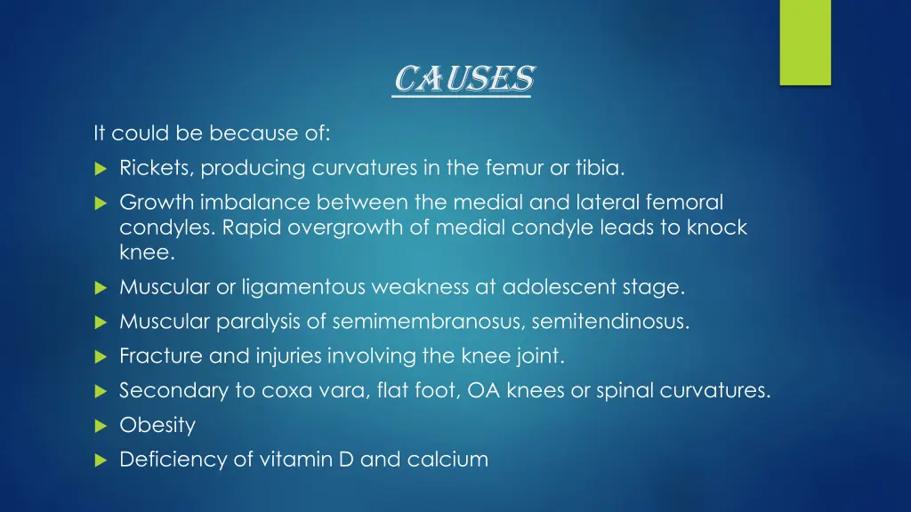 causes