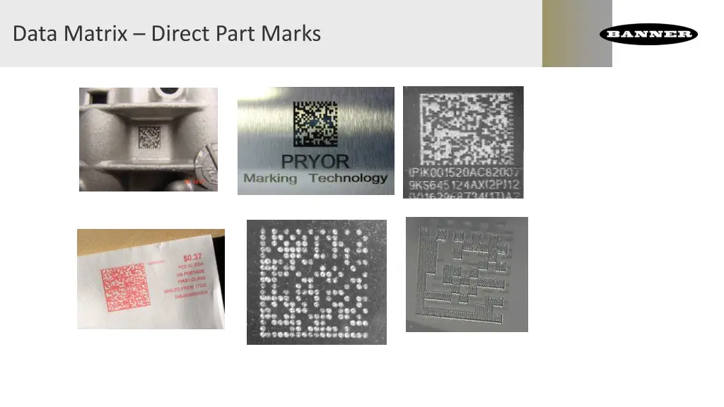 data matrix direct part marks