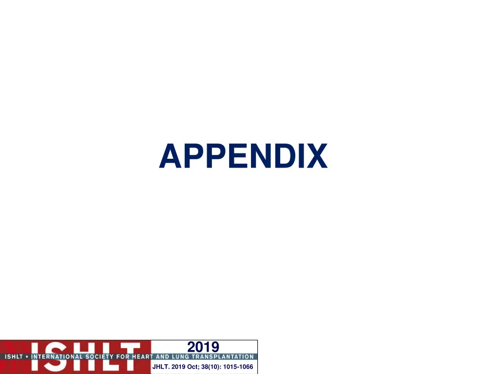 appendix