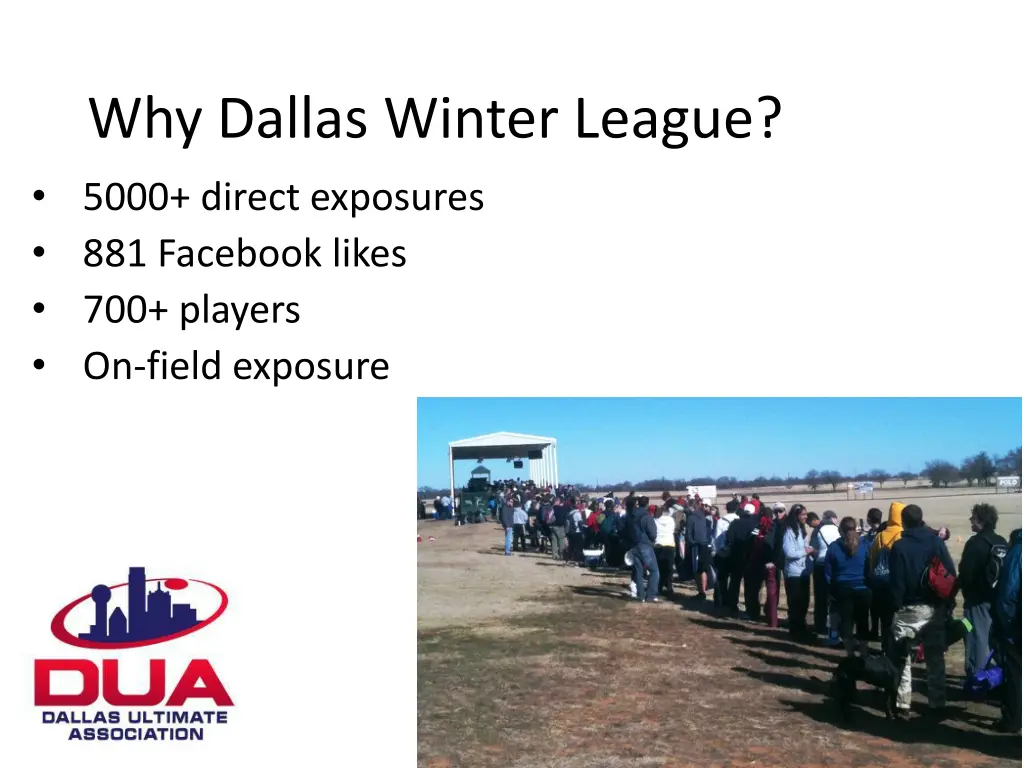 why dallas winter league 5000 direct exposures