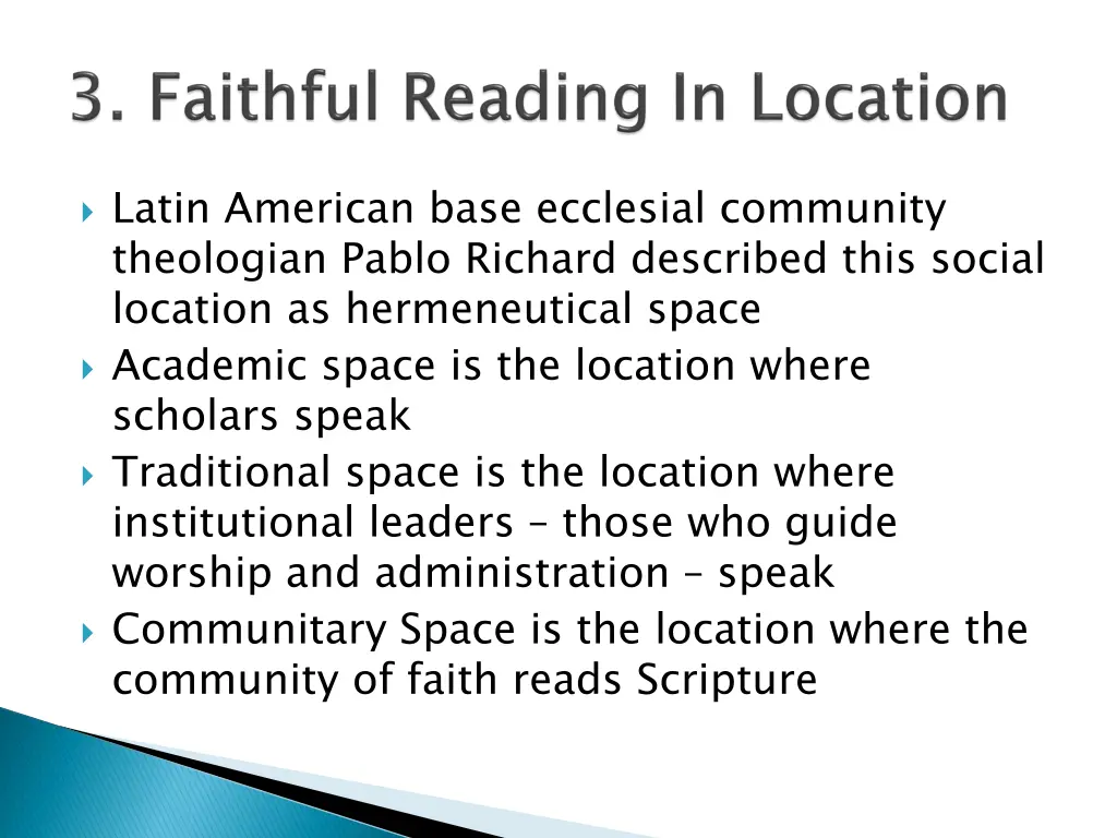 latin american base ecclesial community