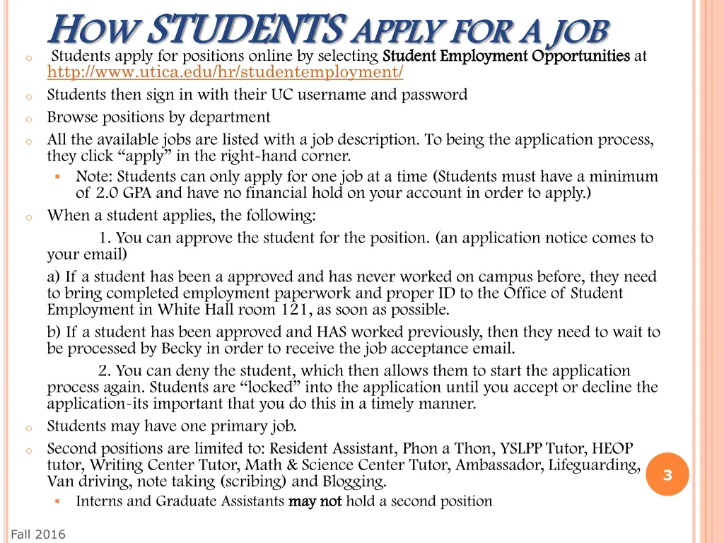 h h ow ow students students apply o students