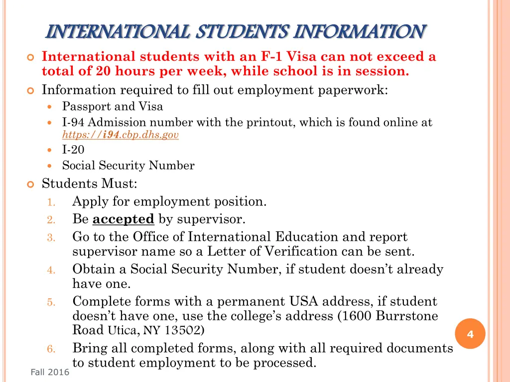 international international students