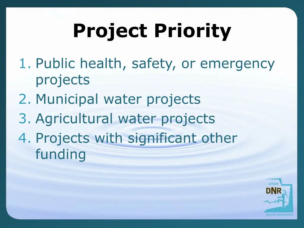 project priority