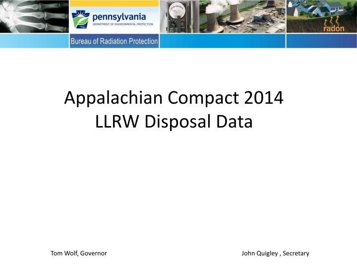 appalachian compact 2014 llrw disposal data