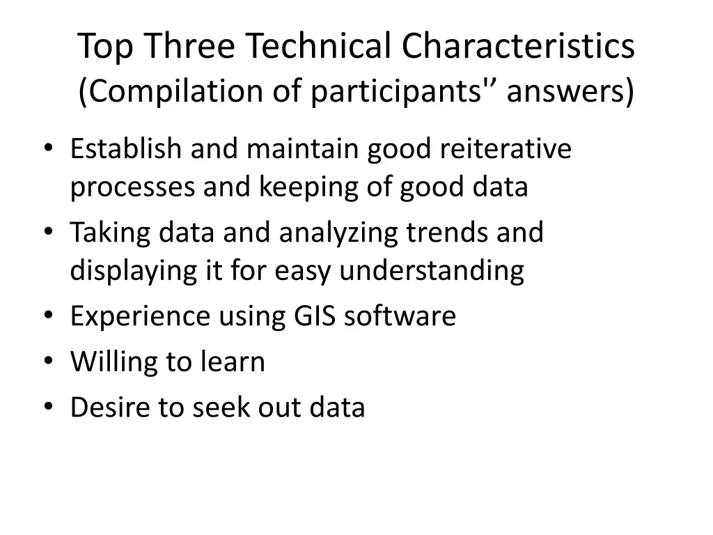 top three technical characteristics compilation 1