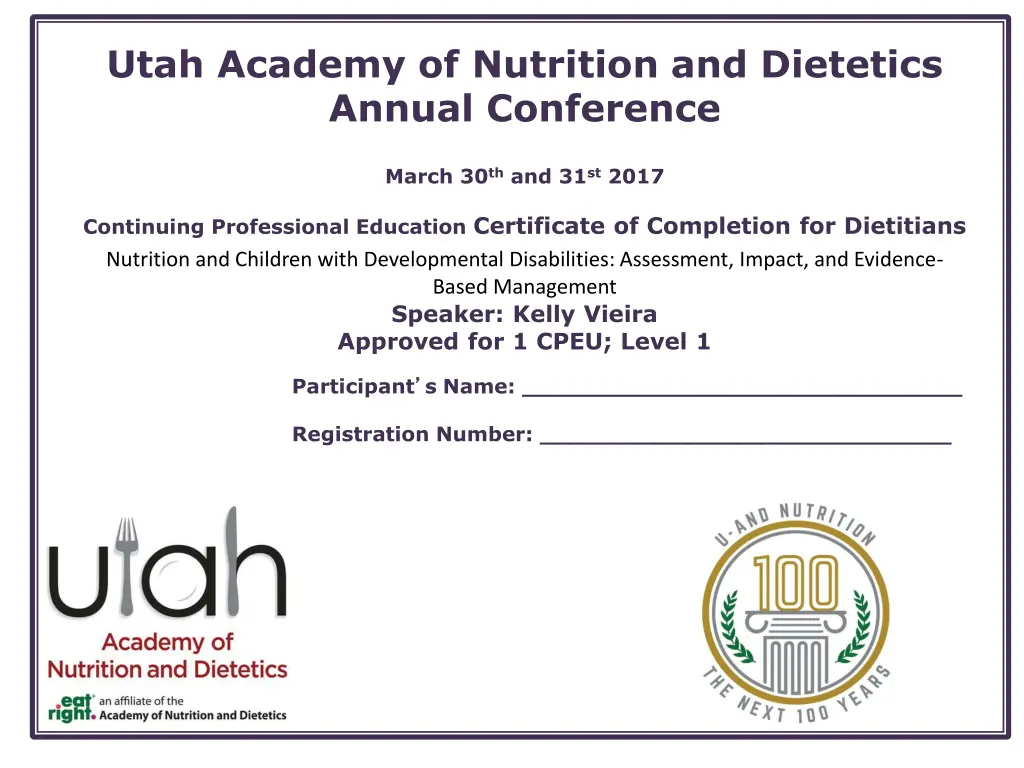 utah academy of nutrition and dietetics annual 12