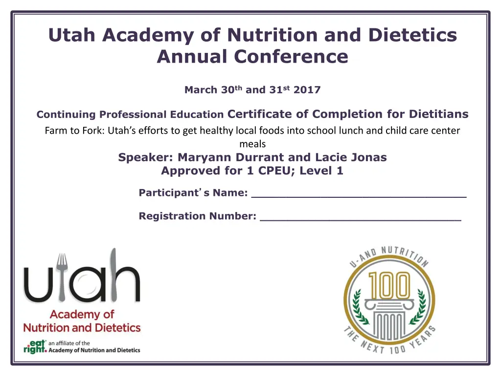 utah academy of nutrition and dietetics annual 4