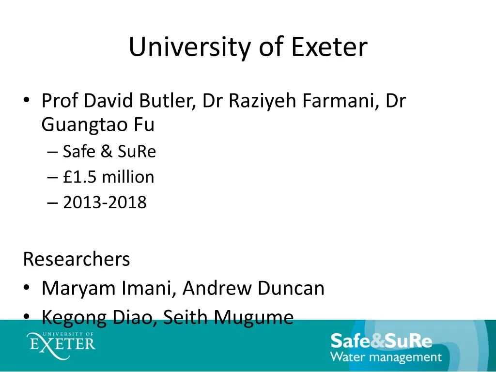 university of exeter