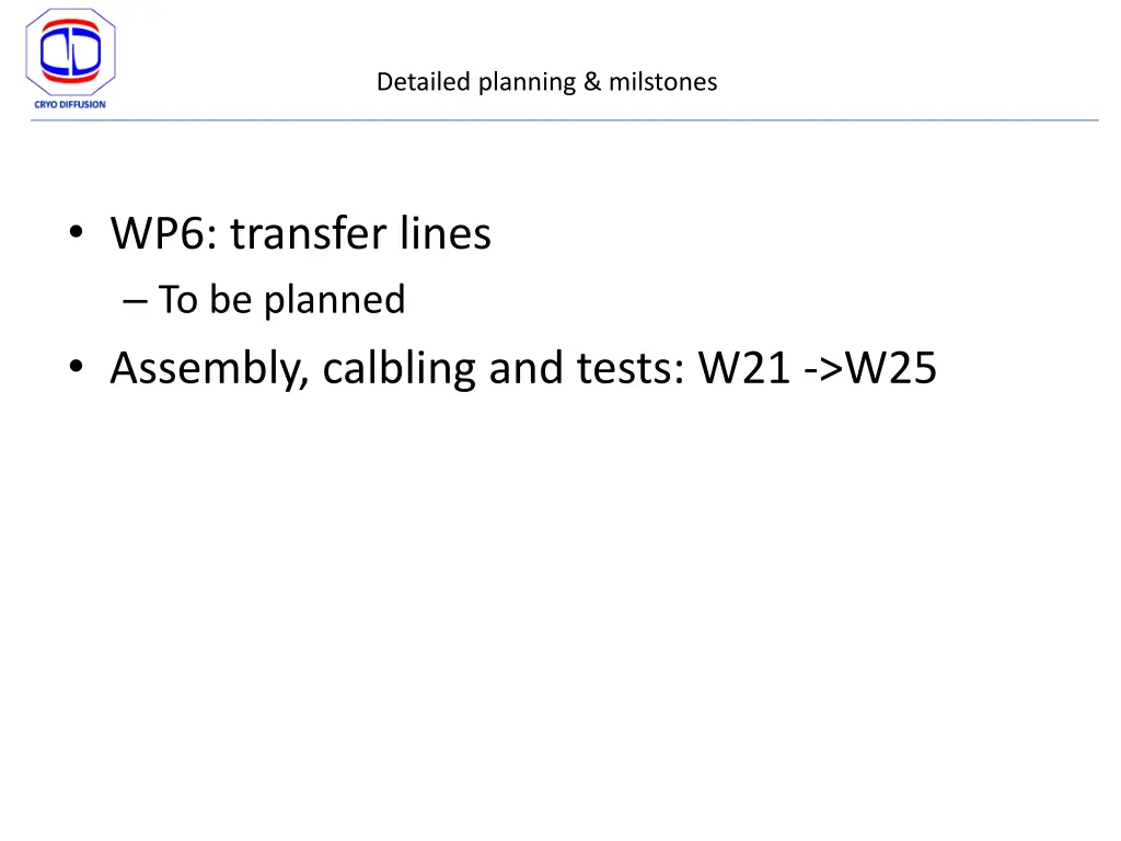 detailed planning milstones 4