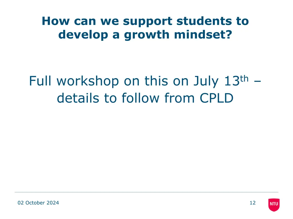 how can we support students to develop a growth