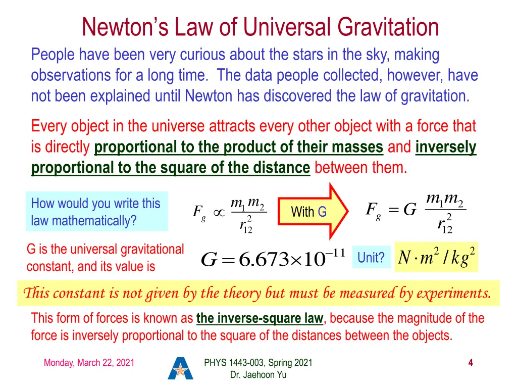 newton s law of universal gravitation people have