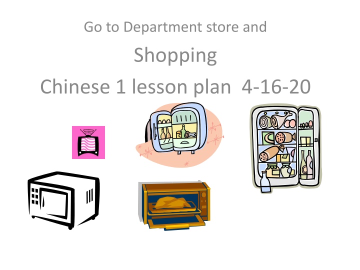 go to department store and shopping chinese