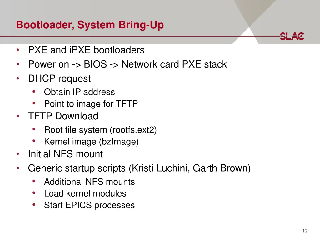 bootloader system bring up