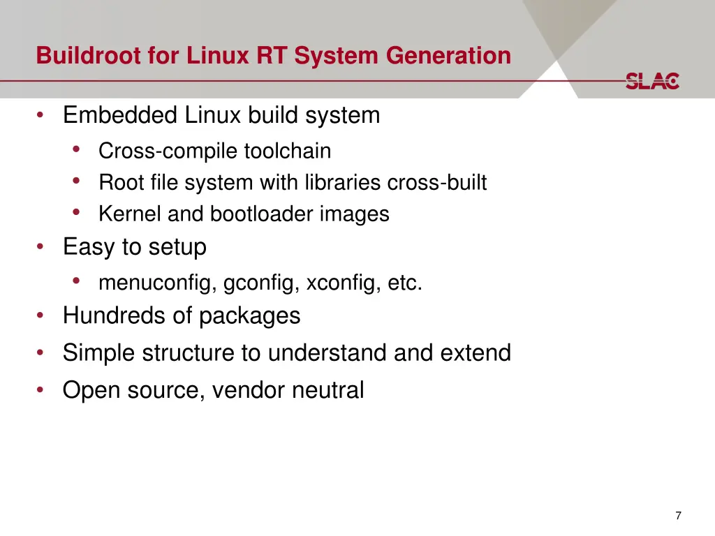 buildroot for linux rt system generation